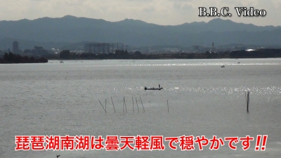 琵琶湖南湖は曇天軽風でガラ空き!! 空模様が冬っぽくなりました #今日の琵琶湖（YouTubeムービー 22/11/16）