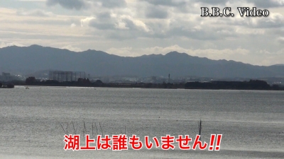 月曜日の琵琶湖南湖は曇天軽風!! 湖上は誰もいませ〜ん #今日の琵琶湖（YouTubeムービー 22/12/05）