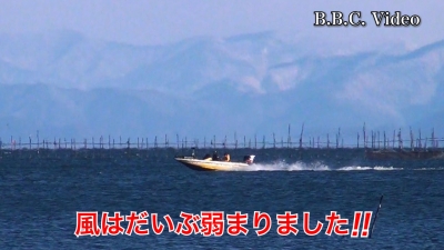 月曜日の琵琶湖は快晴強風!! 釣り中のボートは今日も見えません #今日の琵琶湖（YouTubeムービー 22/12/19）