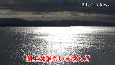 クリスマスイブの琵琶湖は雪のち強風!! 湖上は誰もいません #今日の琵琶湖（YouTubeムービー 22/12/24）