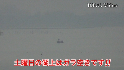 雨上がりの琵琶湖!! 土曜日の南湖はガランガランのガラ空きです!! #今日の琵琶湖（YouTubeムービー 23/01/14）
