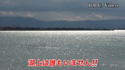 雨上がりの琵琶湖南湖!! 西寄りの風で荒れ始めてます#今日の琵琶湖（YouTubeムービー 23/02/20）