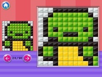 ドット絵の簡単ぬり絵ゲーム【Pixel Art Challenge】