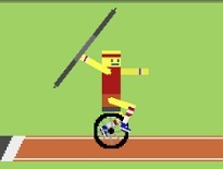 一輪車に乗って投てきスポーツゲーム【Unicycle Hero】
