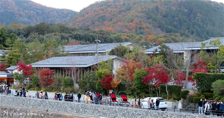 2022 11 25 観光客が戻ってにぎやかな京都嵐山　1
