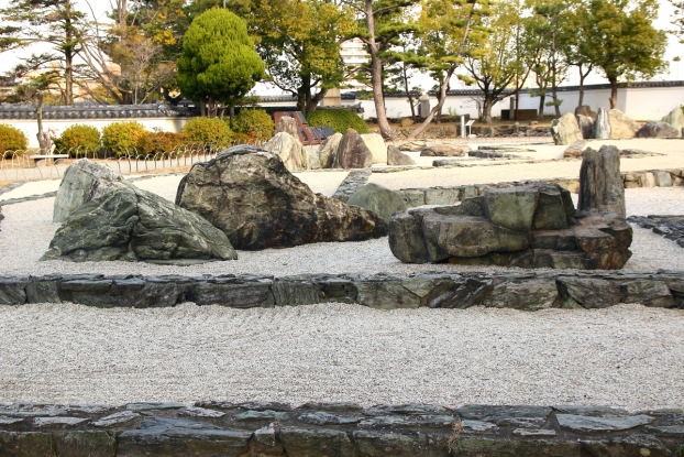 岸和田城庭園（八陣の庭）・風陣の石組