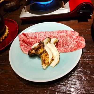 A5松阪牛と松茸のすき焼き2