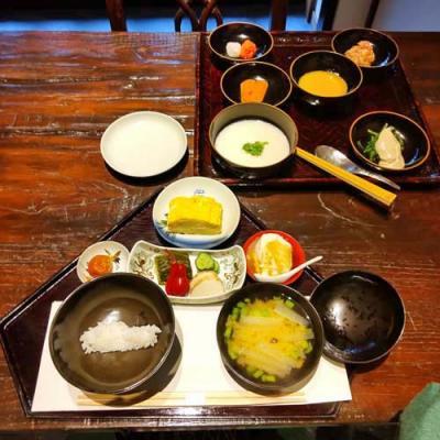 富士屋旅館朝食の全体図3