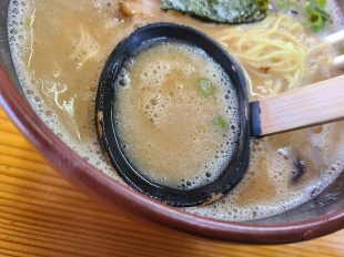 天池屋　豚骨ラーメン　スープ