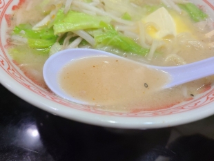 稲よし　味噌バター　スープ