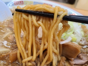土佐屋宮内店　背脂ラーメン　麺