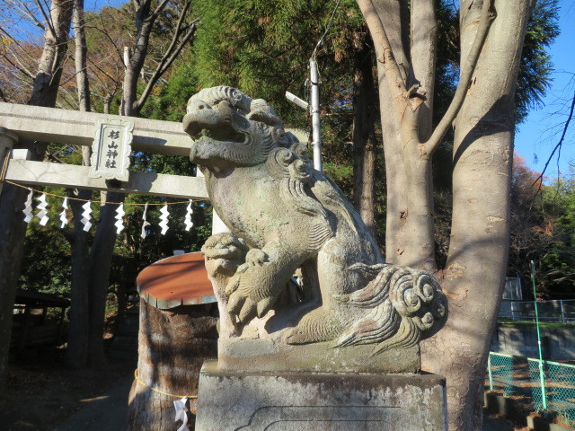 平尾杉山神社の狛犬１