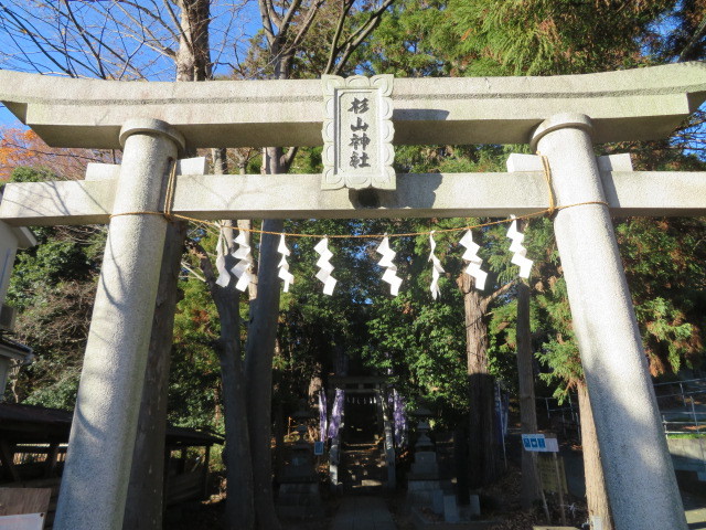平尾杉山神社の鳥居４