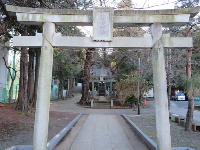 菅生神社の鳥居４
